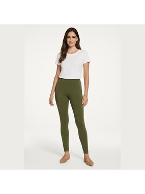 Sonoma Goods For Life pull on olive legging Woman’s size Large